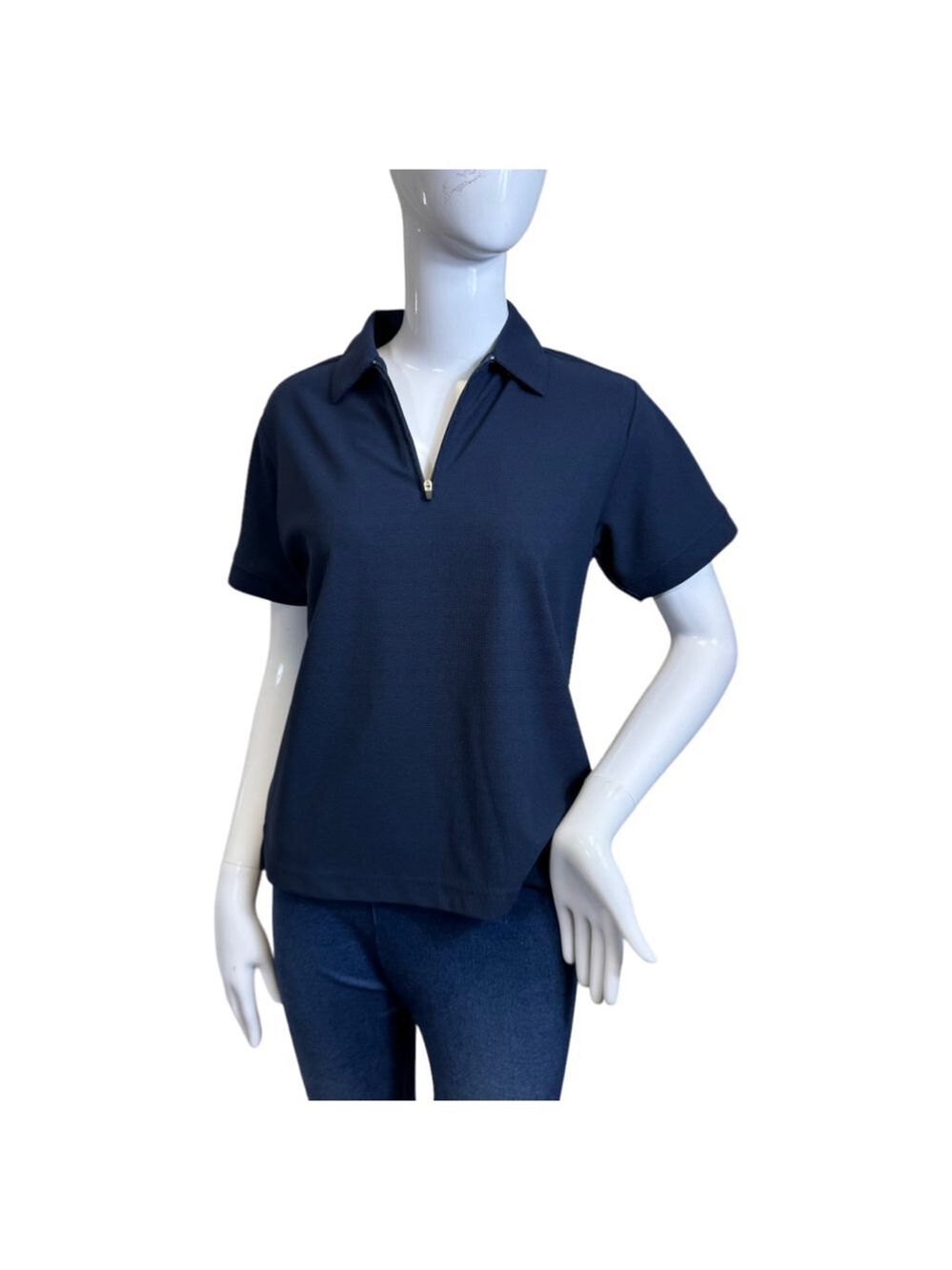 Oobe size small polo blue shirt